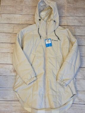 Columbia Cream Chatfield Quilted Hooded Jacket